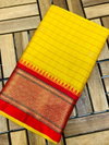 Checks Paithani By Psw Gold Weaving Cotton Silk Designer Sarees Wholesalers In Delhi